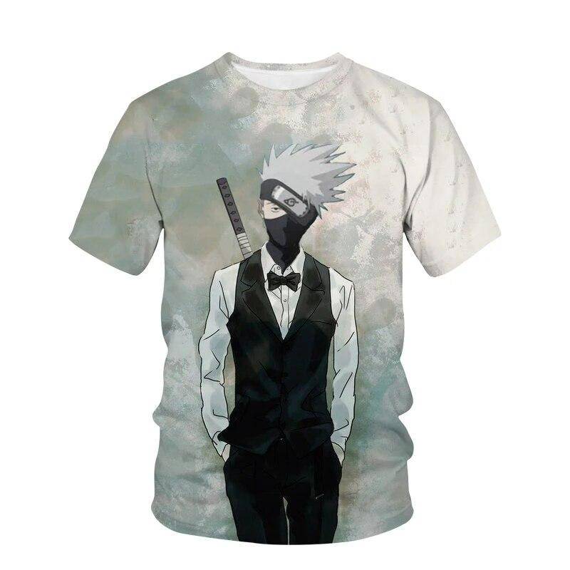 Jungen Naruto Zombie Animation T-Shirt Naruto Turtle Kindermode Cosplay T-Shirt Big Snake Pill Print Sommer MÄNNER T-Shirt XS von Joom DACH