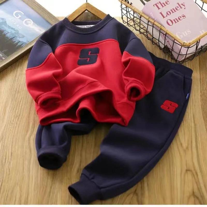 Jungen Set Frühling und Herbst Hoodie, Neue Kinder Freizeit Frühjahrskleidung, Jungen Sportbekleidung Zweiteiliges Set 150cm Jungen Set Frühling und Herbst Hoodie, Neue Kinder Freizeit Frühjahrskleidung, Jungen Sportbekleidung Zweiteiliges Set 150cm von Joom DACH