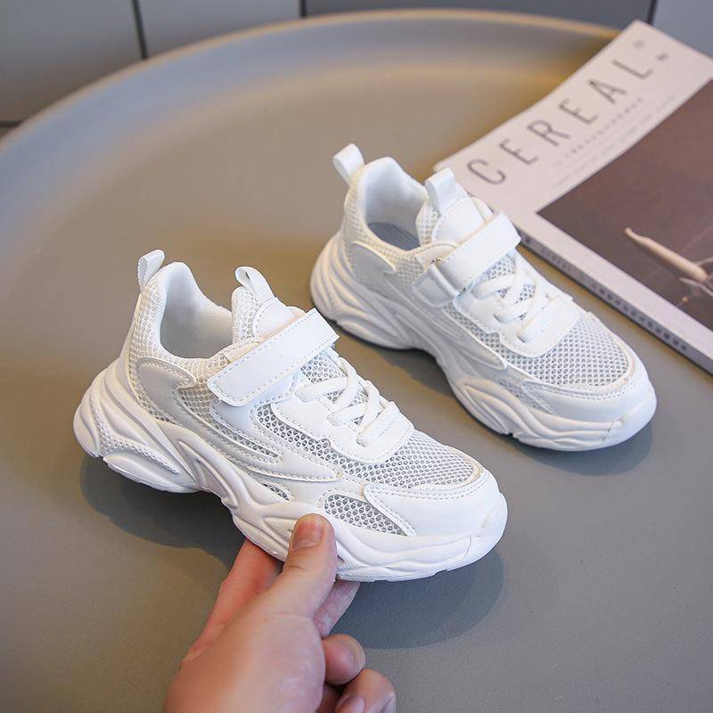 Jungen Sommer Atmungsaktiv Ultraleicht Sportschuhe Einzelnetz Campusaktivitäten Mädchen Studenten Weiße Schuhe 31 von Joom DACH