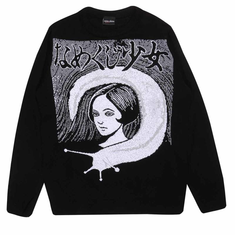 Junji-Ito Unisex-Erwachsene Slug Girl Strickpullover S von Joom DACH