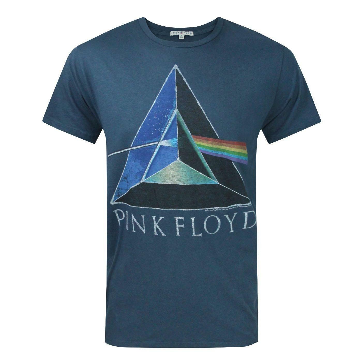 Junk Food Herren Dark Side Of The Moon Pink Floyd T-Shirt M blau von Joom DACH