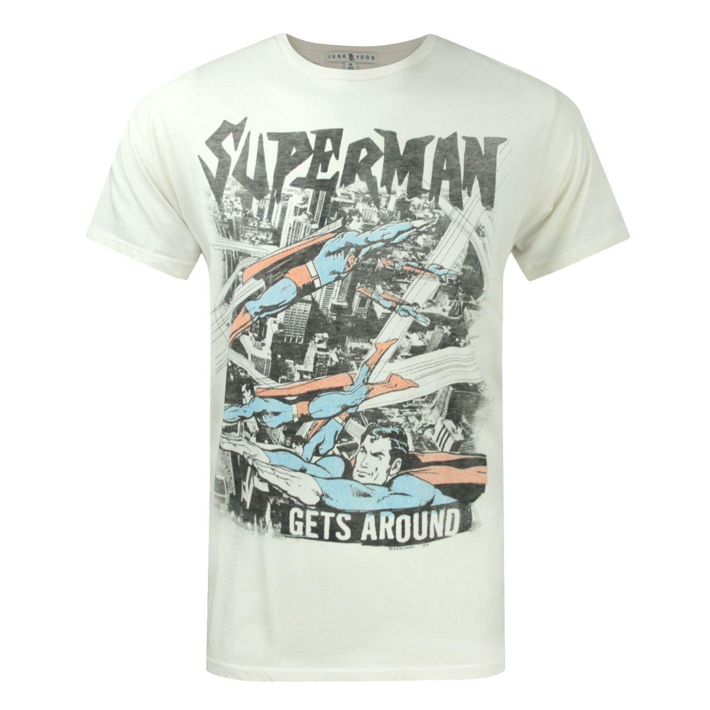 Junk Food Herren Superman T-Shirt M beige von Joom DACH