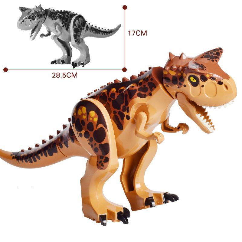 Jurassic Dino World Große Dinosaurier Figuren Bausteine Velociraptor T-Rex Triceratops Indominus Rex Spielzeug für Kinder von Joom DACH