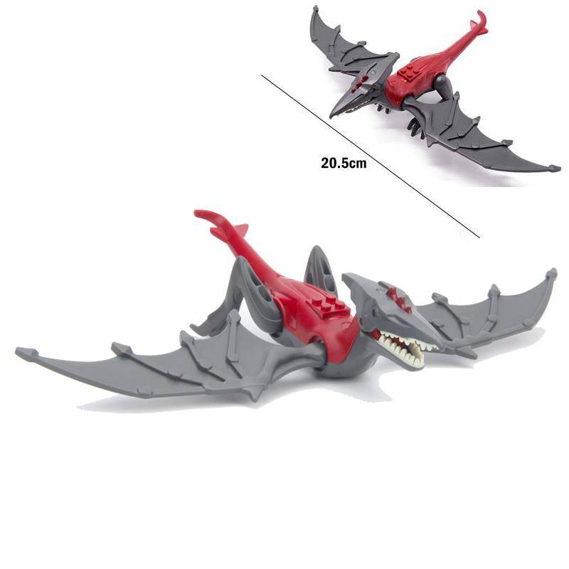 Jurassic Dino World Große Dinosaurier Figuren Bausteine Velociraptor T-Rex Triceratops Indominus Rex Spielzeug für Kinder von Joom DACH