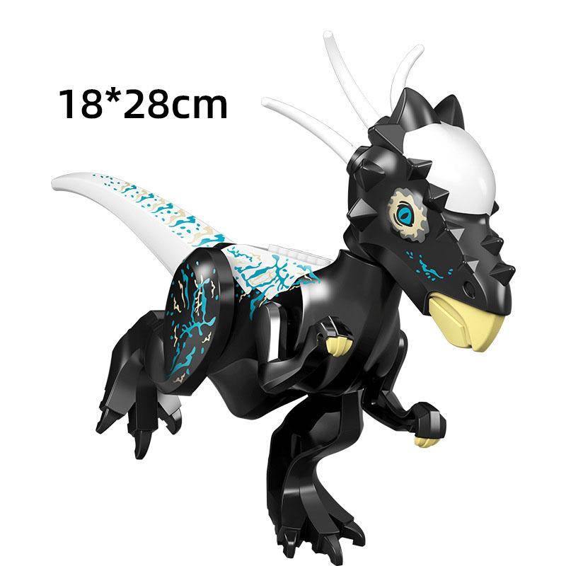 Jurassic Dino World Große Dinosaurier Figuren Bausteine Velociraptor T-Rex Triceratops Indominus Rex Spielzeug für Kinder von Joom DACH