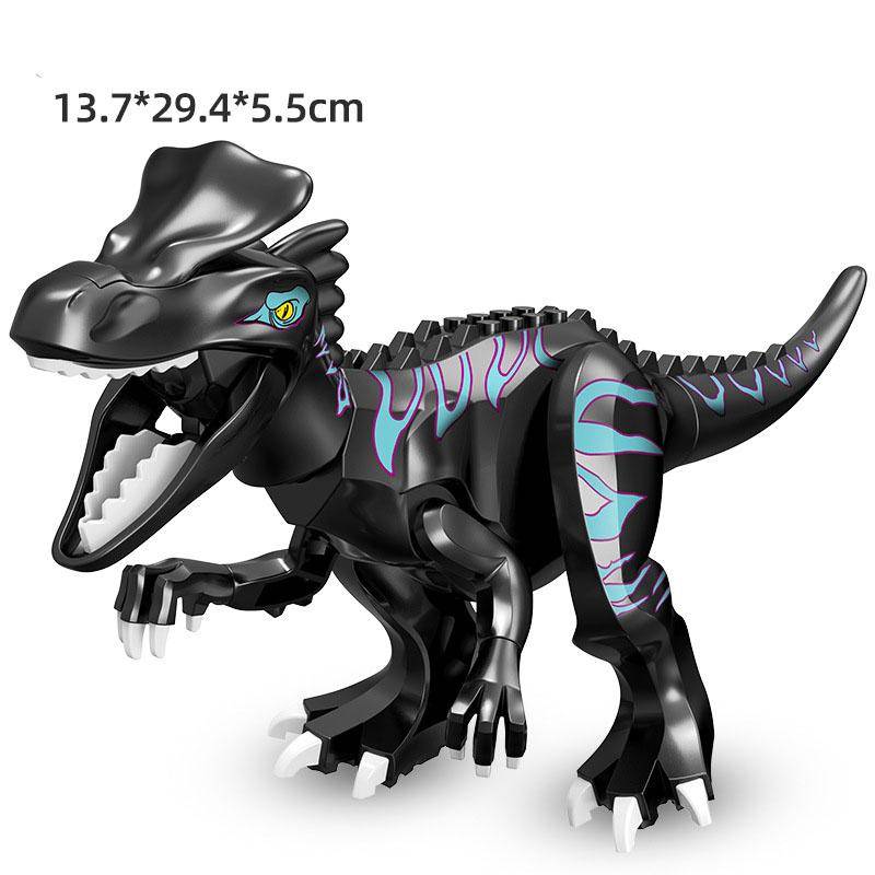 Jurassic Dino World Große Dinosaurier Figuren Bausteine Velociraptor T-Rex Triceratops Indominus Rex Spielzeug für Kinder von Joom DACH