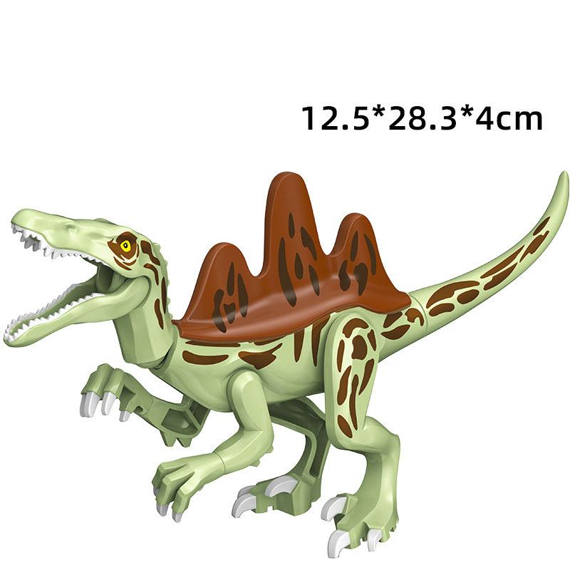 Jurassic Dino World Große Dinosaurier Figuren Bausteine Velociraptor T-Rex Triceratops Indominus Rex Spielzeug für Kinder von Joom DACH