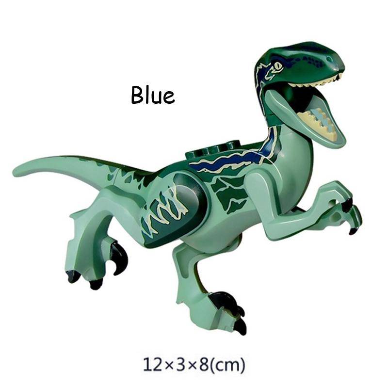 Jurassic Park World Dinosaurier Gyrosphäre Velociraptor Raptor Blue Charlie Echo Owen Claire Modell Bausteine Figur Spielzeug für Kinder grün von Joom DACH