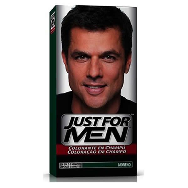 Just For Men Shampoo-in-Haarfarbe Dunkelbraun Schwarz 66 ml von Joom DACH