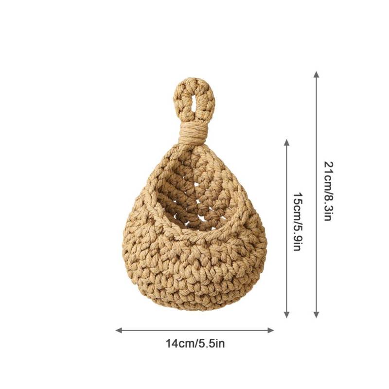 Jute Eco Teardrop Hängekorb Hängende Wand Gemüse Obst Körbe XS Jute Eco Teardrop Hängekorb Hängende Wand Gemüse Obst Körbe XS von Joom DACH