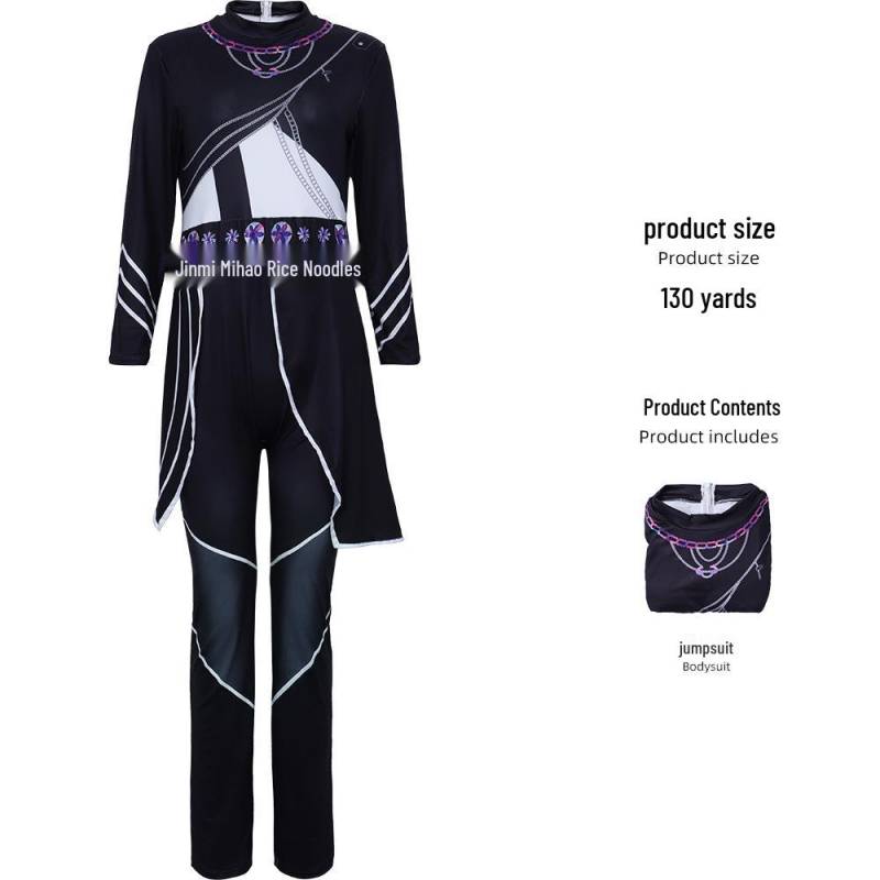 K-POP Dämonenjägerin Girlgroup Cosplay Kostüm - Inspiriertes Outfit von Lumi, Mila & Zoe Kids 110 von Joom DACH