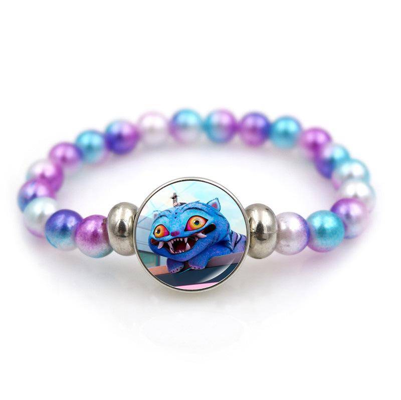 K-Pop Dämonenjäger Armbänder Mädchen Mode Perlenarmband Niedliche Cartoon Figur Schmuck Accessoires Kinder Weihnachtsgeschenk Spielzeug von Joom DACH