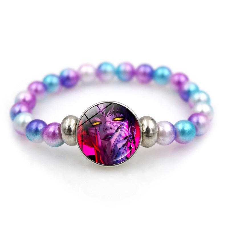 K-Pop Dämonenjäger Armbänder Mädchen Mode Perlenarmband Niedliche Cartoon Figur Schmuck Accessoires Kinder Weihnachtsgeschenk Spielzeug von Joom DACH