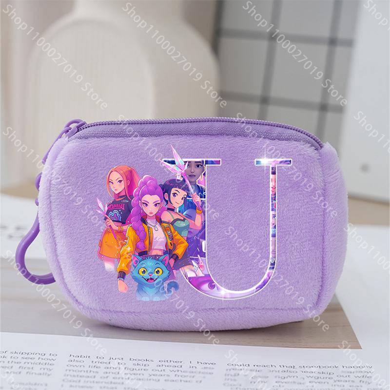 K Pop Dämonenjäger Geldbörse für Mädchen Kinder Niedliche Tragbare Brieftasche Cartoon Anime Aufdruck Buchstabenkarten Aufbewahrungstasche Kindergeschenke von Joom DACH