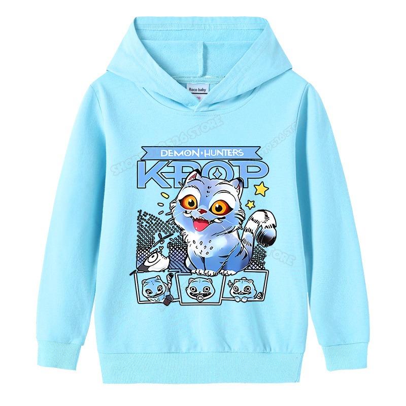K-Pop Dämonenjäger Hoodies Mädchen Dünnes Kapuzensweatshirt Herbst Trainingsanzug Kapuze Sportbekleidung Langarm Pullover Kinderkleidung 140 von Joom DACH