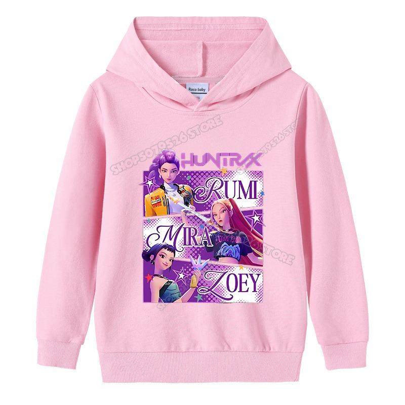K-Pop Dämonenjäger Hoodies Mädchen Dünnes Kapuzensweatshirt Herbst Trainingsanzug Kapuze Sportbekleidung Langarm Pullover Kinderkleidung 150 von Joom DACH