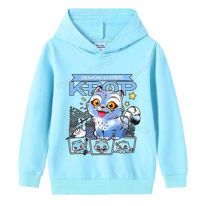 K-Pop Dämonenjäger Hoodies Mädchen Dünnes Kapuzensweatshirt Herbst Trainingsanzug Kapuze Sportbekleidung Langarm Pullover Kinderkleidung 160 von Joom DACH