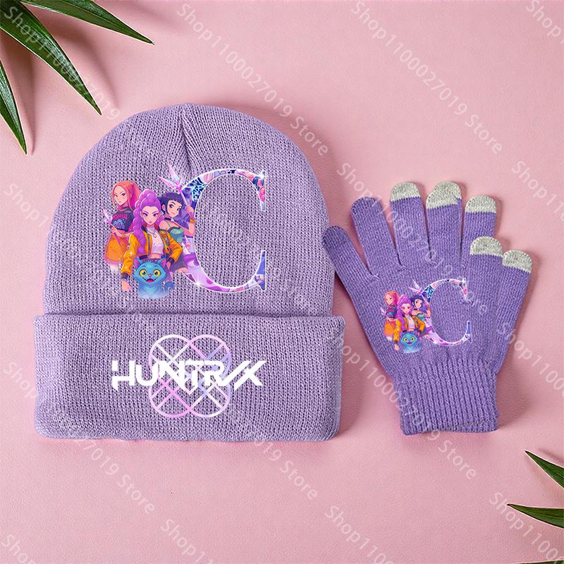 K-Pop Dämonenjäger Mädchen Kinder Strickmütze Handschuhe Niedlich Cartoon Buchstabe Warme Mütze Bildschirmhandschuhe Kinder Geburtstagsgeschenke 2 Stück ein Set K-Pop Dämonenjäger Mädchen Kinder Strickmütze Handschuhe Niedlich Cartoon Buchstabe Warme Mütze Bildschirmhandschuhe Kinder Geburtstagsgeschenke 2 Stück ein Set von Joom DACH