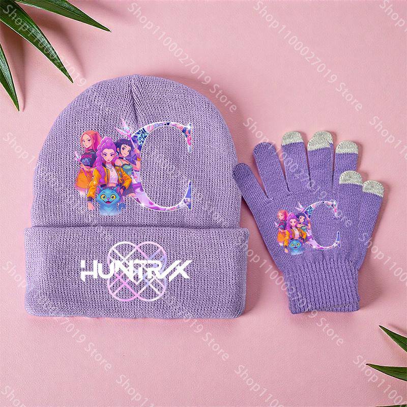 K-Pop Dämonenjäger Mädchen Kinder Strickmütze Handschuhe Niedlich Cartoon Buchstabe Warme Mütze Bildschirmhandschuhe Kinder Geburtstagsgeschenke 2 Stück ein Set K-Pop Dämonenjäger Mädchen Kinder Strickmütze Handschuhe Niedlich Cartoon Buchstabe Warme Mütze Bildschirmhandschuhe Kinder Geburtstagsgeschenke 2 Stück ein Set von Joom DACH