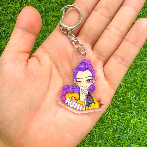 K-Pop Dämonenjäger Schlüsselanhänger (Huntr/x, Saja Boys, Derpy) (29 Optionen) #26  (Rumi) von Joom DACH
