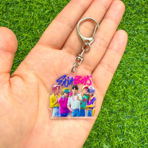 K-Pop Dämonenjäger Schlüsselanhänger (Huntr/x, Saja Boys, Derpy) (29 Optionen) #36  (Saja Boys) von Joom DACH