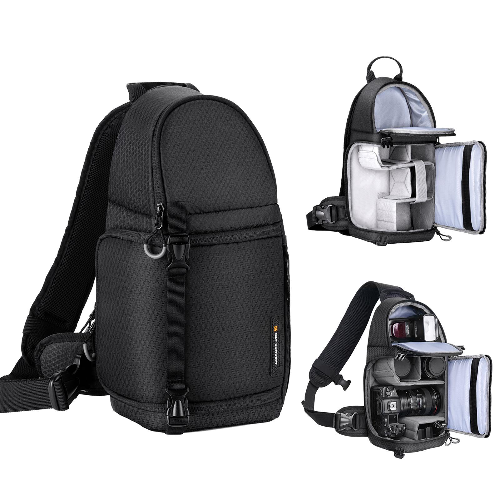 K & F CONCEPT Kamera Sling Bag Stoßfeste Kameratasche 10L Kapazität Messenger Bag für schwarz K & F CONCEPT Kamera Sling Bag Stoßfeste Kameratasche 10L Kapazität Messenger Bag für schwarz von Joom DACH