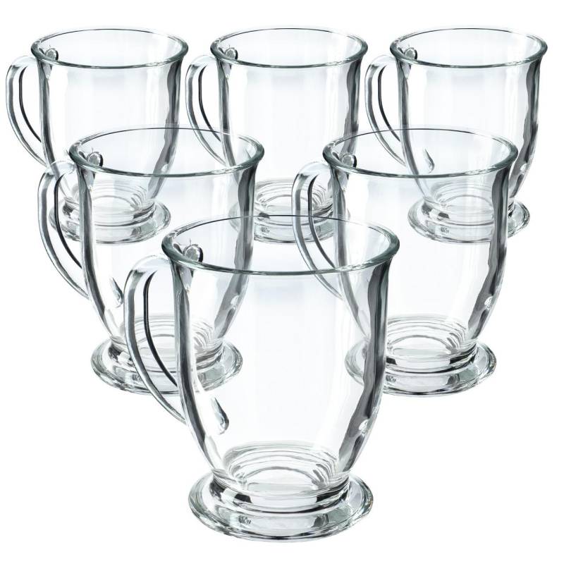 KADAX Teegläser Kaffeegläser 460ml Tassen mit Henkel Set Gläser 2 Stück 6x von Joom DACH