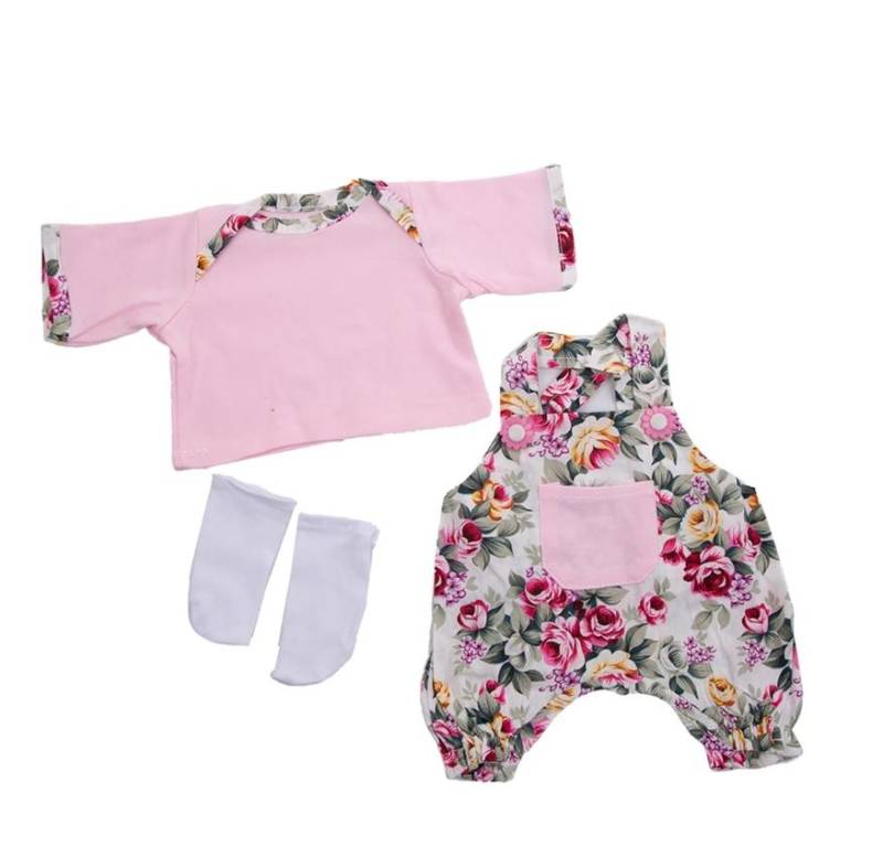 KEIUMI Schöner Puppenanzug für 17-18 Zoll Reborn Baby Dolls Kleidung Streifenhemd Puppenanzüge Kinder Weihnachtsgeburtstagsgeschenke suit 17-20 inch doll von Joom DACH