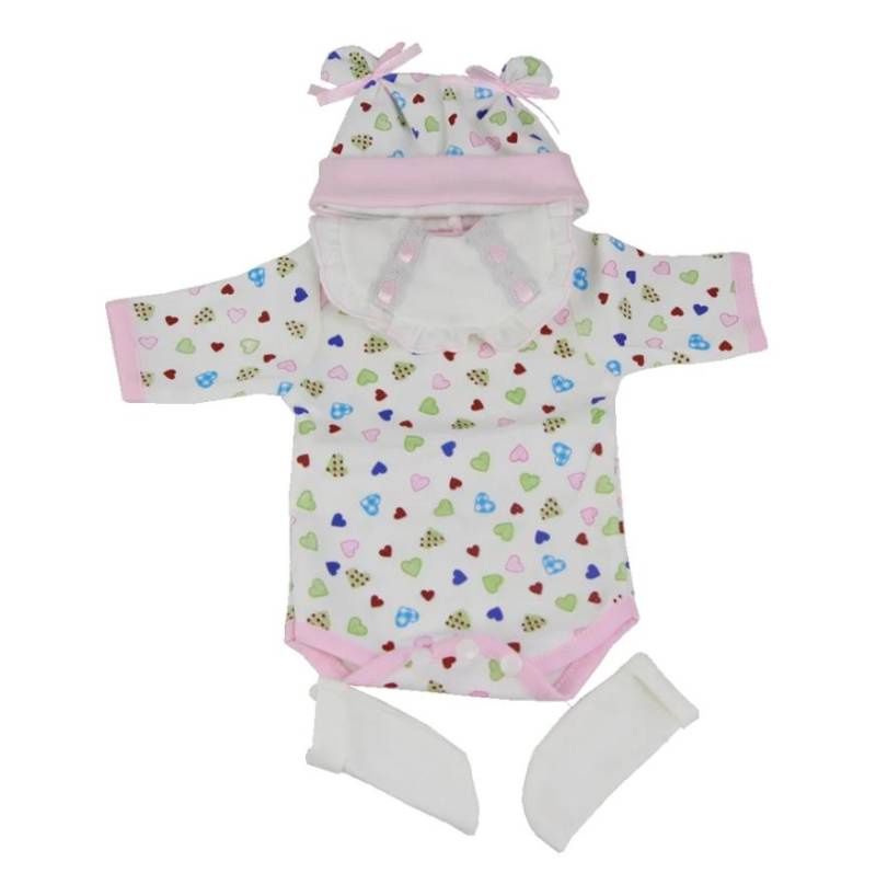 KEIUMI Schöner Puppenanzug für 17-18 Zoll Reborn Baby Dolls Kleidung Streifenhemd Puppenanzüge Kinder Weihnachtsgeburtstagsgeschenke suit 17-20 inch doll von Joom DACH