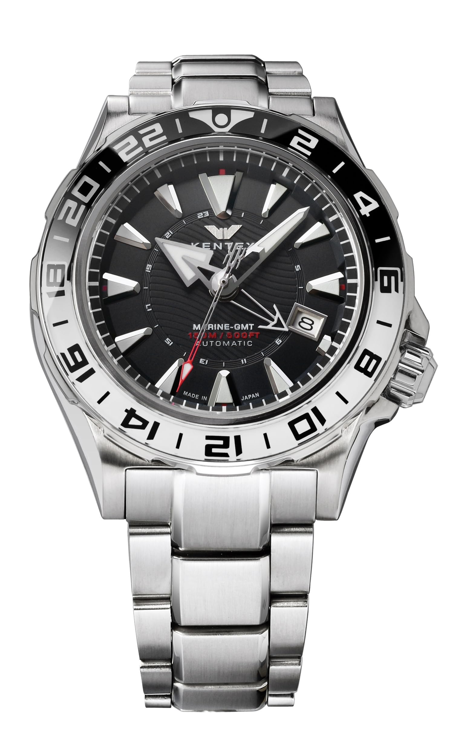 [KENTEX] Uhr IWAWP MARINE GMT Mechanisch Automatikaufzug Limitiert auf 188 Stück S820X-01 Herren Silber von Joom DACH