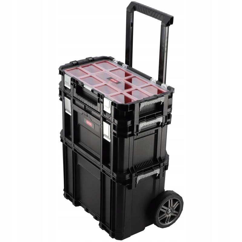 KETER Werkzeugkasten auf Rädern Organizer Tools Set mit 3 Boxen von Joom DACH