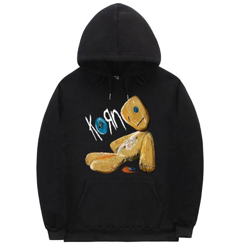 KORN ISSUES ROCK BAND NEW BLACK Streetwear Unisex Alternative Metals Hoodie Unisex Damen Vintage Übergroße Hoodies Unisex Sweatshirt L von Joom DACH