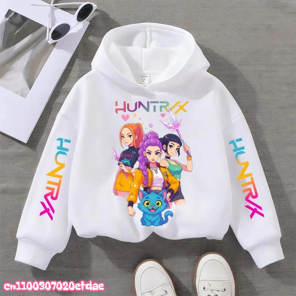 KPOP Dämonenjäger Kinder Sweatshirt Mädchenkleidung Mädchen Sweatshirt Herbst 2025 Neu Niedlich Mode Hoodie 130 von Joom DACH