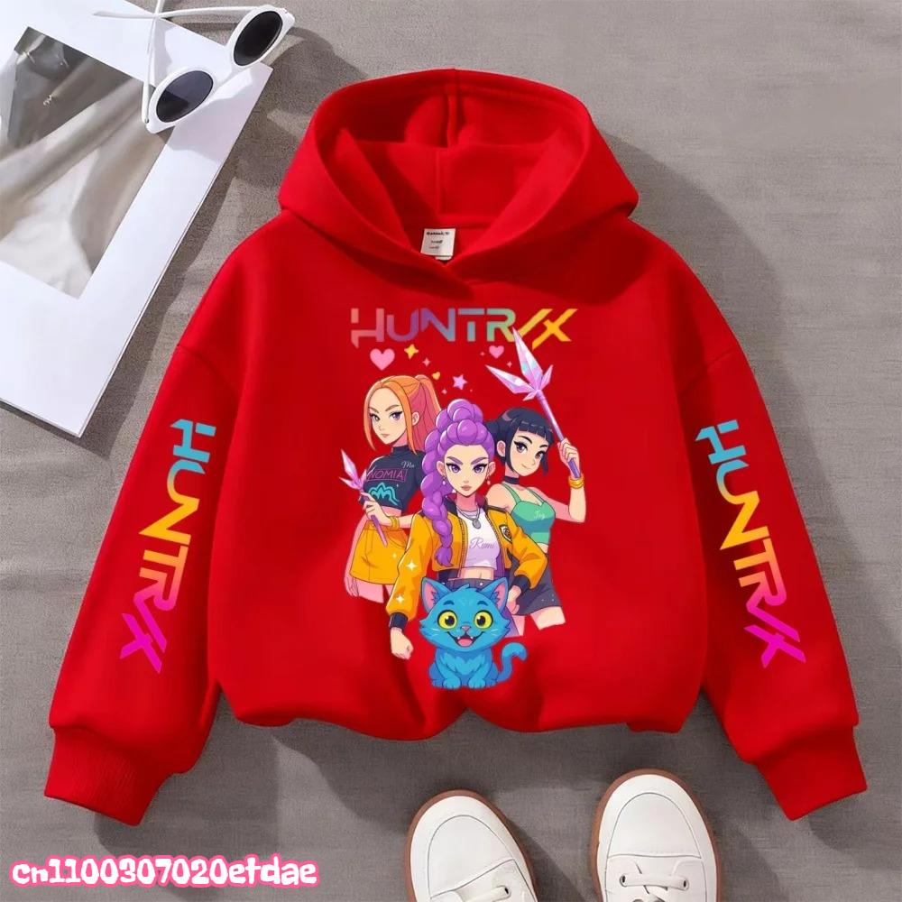 KPOP Dämonenjäger Kinder Sweatshirt Mädchenkleidung Mädchen Sweatshirt Herbst 2025 Neu Niedlich Mode Hoodie 130 von Joom DACH