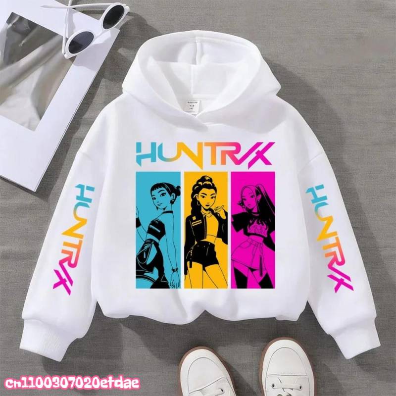 KPOP Dämonenjäger Kinder Sweatshirt Mädchenkleidung Mädchen Sweatshirt Herbst 2025 Neu Niedlich Mode Hoodie 130 von Joom DACH