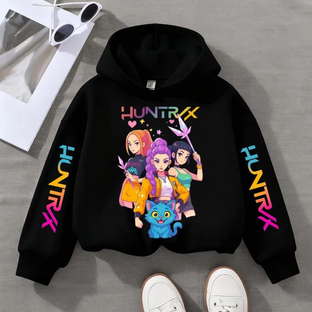 KPOP Dämonenjäger Kinder Sweatshirt Mädchenkleidung Mädchen Sweatshirt Herbst 2025 Neu Niedlich Mode Hoodie 140 von Joom DACH