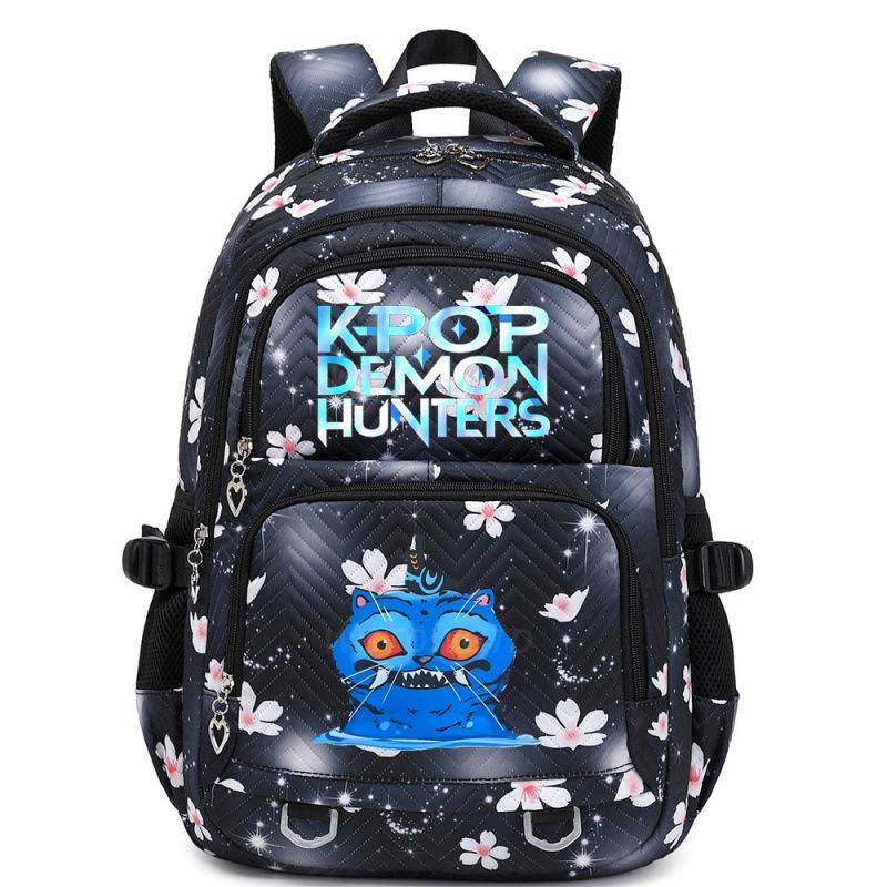 KPOP Dämonenjägerinnen Bedruckter Rucksack Teenager-Mädchen Studentenrucksack Kinderrucksack mit großer Kapazität Niedlicher Cartoon 44*34*17cm von Joom DACH