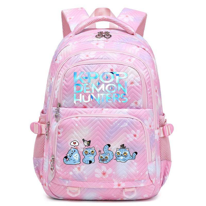 KPOP Dämonenjägerinnen Bedruckter Rucksack Teenager-Mädchen Studentenrucksack Kinderrucksack mit großer Kapazität Niedlicher Cartoon 44*34*17cm von Joom DACH