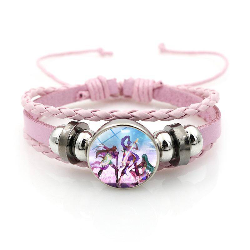 KPop Dämonenjäger Armband Cartoon Anime Cosplay Armband Gewebte Seilkette Anhänger Modeaccessoires Mädchen Peripherie für Fans von Joom DACH