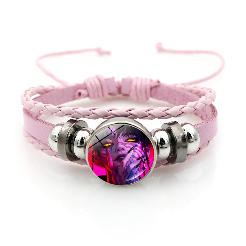 KPop Dämonenjäger Armband Cartoon Anime Cosplay Armband Gewebte Seilkette Anhänger Modeaccessoires Mädchen Peripherie für Fans von Joom DACH