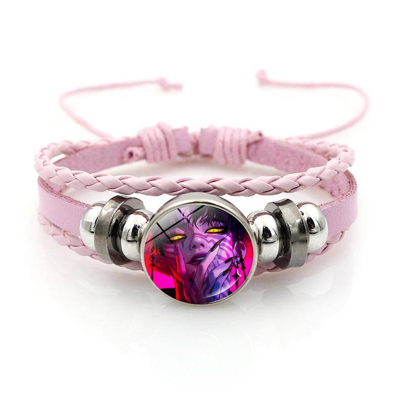 KPop Dämonenjäger Armband Cartoon Anime Cosplay Armband Gewebte Seilkette Anhänger Modeaccessoires Mädchen Peripherie für Fans von Joom DACH