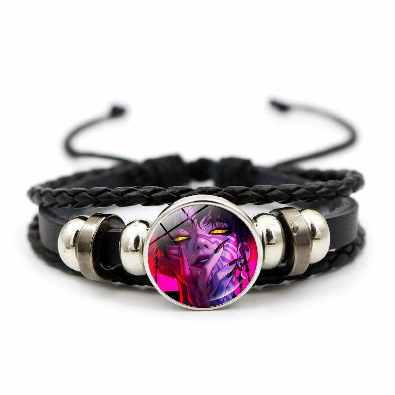 KPop Dämonenjäger Armband Cartoon Anime Cosplay Armband Gewebte Seilkette Anhänger Modeaccessoires Mädchen Peripherie für Fans von Joom DACH