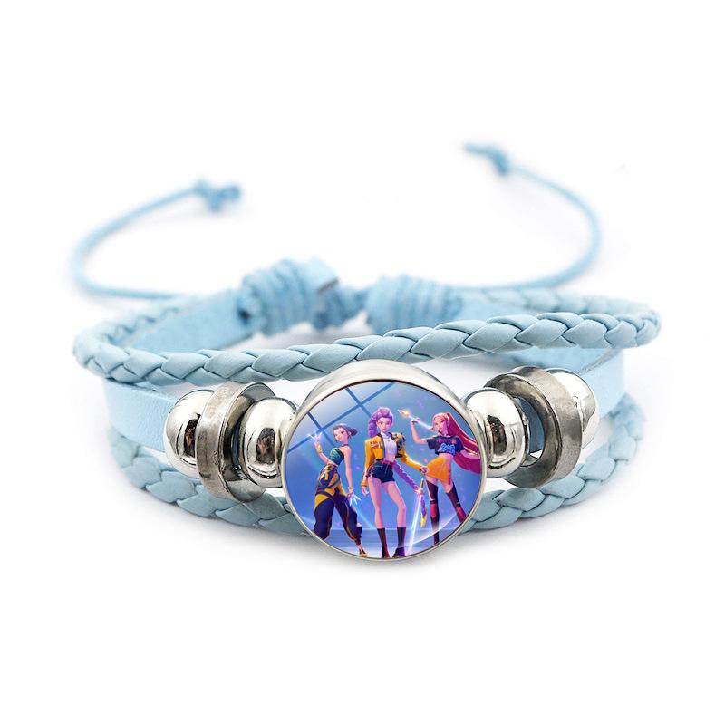 KPop Dämonenjäger Armband Cartoon Anime Cosplay Armband Gewebte Seilkette Anhänger Modeaccessoires Mädchen Peripherie für Fans von Joom DACH