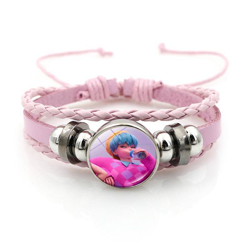 KPop Dämonenjäger Armband Cartoon Anime Cosplay Armband Gewebte Seilkette Anhänger Modeaccessoires Mädchen Peripherie für Fans von Joom DACH