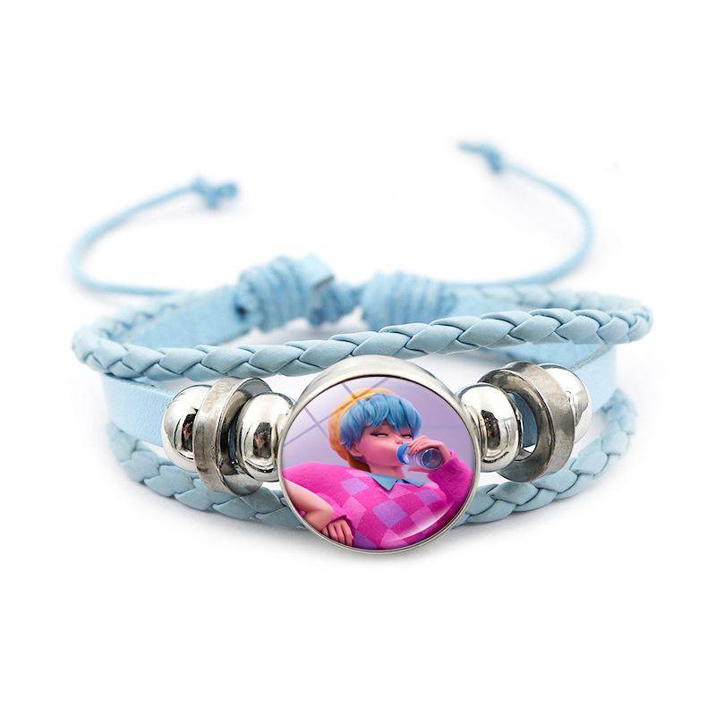 KPop Dämonenjäger Armband Cartoon Anime Cosplay Armband Gewebte Seilkette Anhänger Modeaccessoires Mädchen Peripherie für Fans von Joom DACH