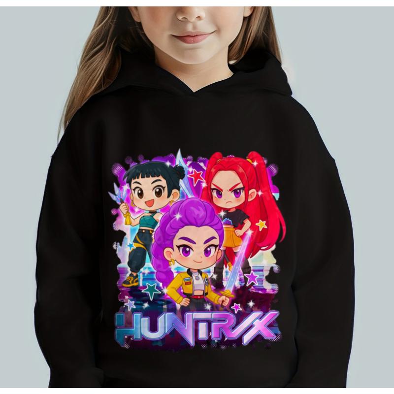 KPop Dämonenjäger Cartoon Mode Kapuzenpullover Kinder Freizeit Oberteile Mädchen Jungen Film Neu Sweatshirt mit Kapuze Herbst Langarm Pullover 130 KPop Dämonenjäger Cartoon Mode Kapuzenpullover Kinder Freizeit Oberteile Mädchen Jungen Film Neu Sweatshirt mit Kapuze Herbst Langarm Pullover 130 von Joom DACH