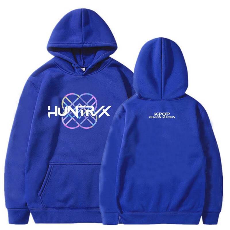 KPop Dämonenjäger Huntrix Hoodie Damen Herren Kleidung Locker Fleece Filmdruck 2025 Pullover Grafik-Hoodies Damen Oberteil M von Joom DACH