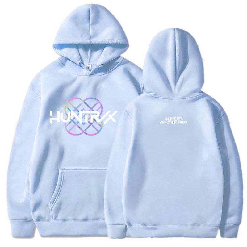 KPop Dämonenjäger Huntrix Hoodie Damen Herren Kleidung Locker Fleece Filmdruck 2025 Pullover Grafik-Hoodies Damen Oberteil XS von Joom DACH