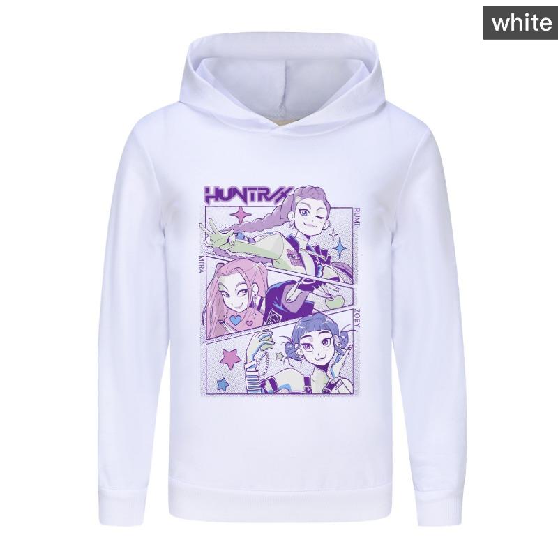 KPop Dämonenjäger Huntrix Jungen Hoodies Mädchen Mode Hoodie Kinder Freizeitpullover Pullover Langarm Kinder Herbstkleidung 160 1314Y von Joom DACH