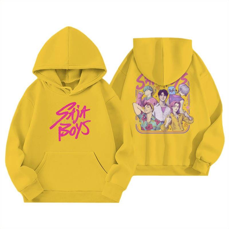 KPop Dämonenjäger Kinder Hoodies Mädchen Kleidung Kinder Film Neu Sweatshirt Langarm Pullover K-Pop Dämonenjäger Lässige Oberteile 120 hellbraun von Joom DACH